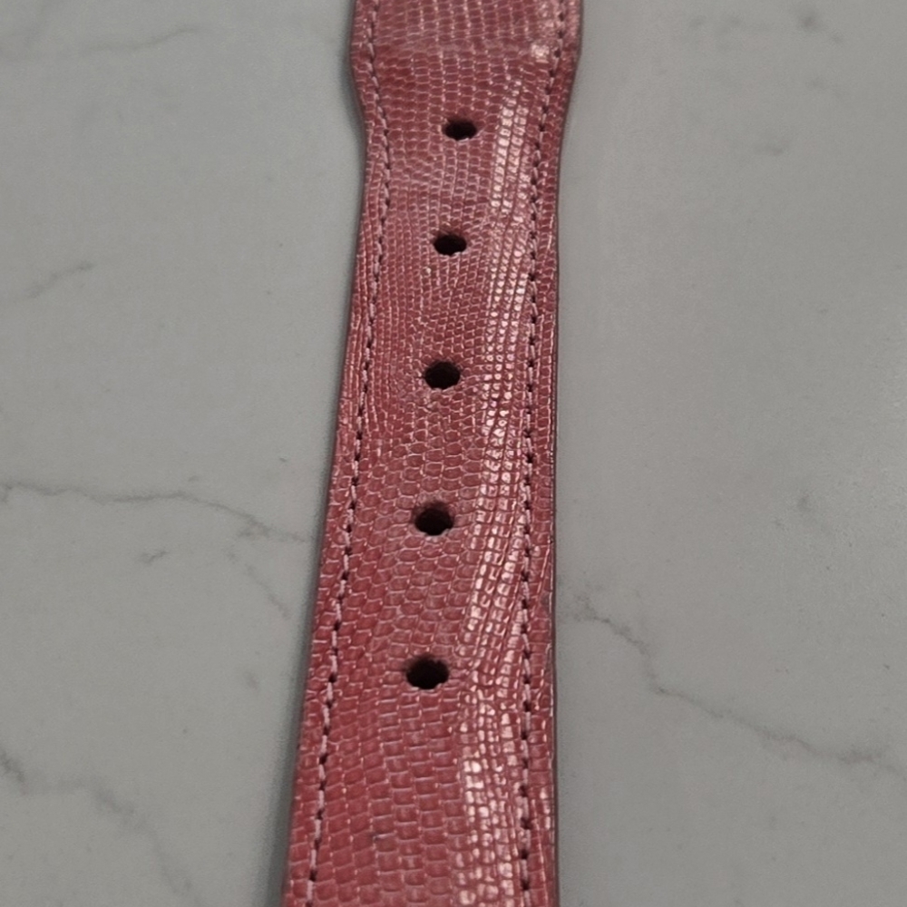 Tom Taylor Pink Textured Men's Belt Strap - Picture 5 of 7